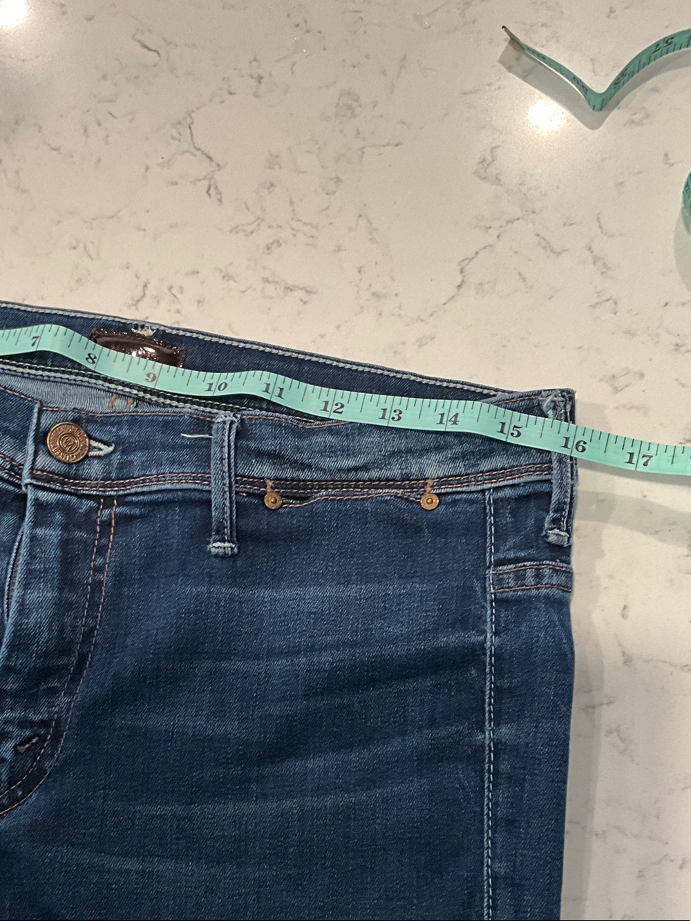 MOTHER Dark Indigo Flare Jeans - Picture 9 of 11